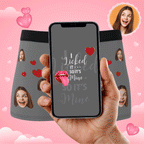 Custom Photo Boxer, Funny Face Boxer It's Mine AR View