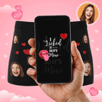 Custom Photo Boxer, Funny Face Boxer It's Mine AR View