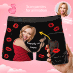 boxer briefs personalized face and name funny romantic gift for boyfriend