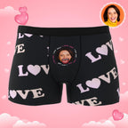 Custom Photo Boxer Kiss Underwear Men's Underwear Gift For Boyfriend AR View