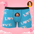 Custom Photo Boxer Kiss Underwear Men's Underwear Gift For Boyfriend AR View