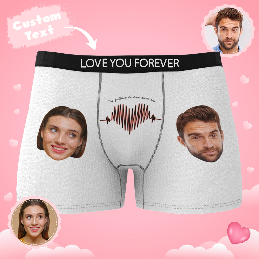 mens underwear personalized photo funny romantic gift for boyfriend