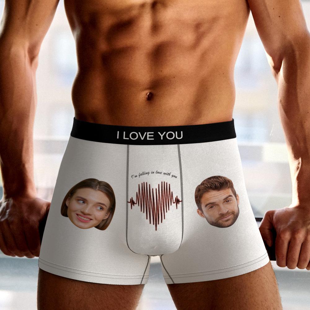 personalized photo funny romantic gift mens underwear gift for boyfriend