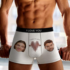 personalized photo funny romantic gift mens underwear gift for boyfriend