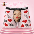 personalized face photo boxer shorts soft stretch comfort gift for boyfriend