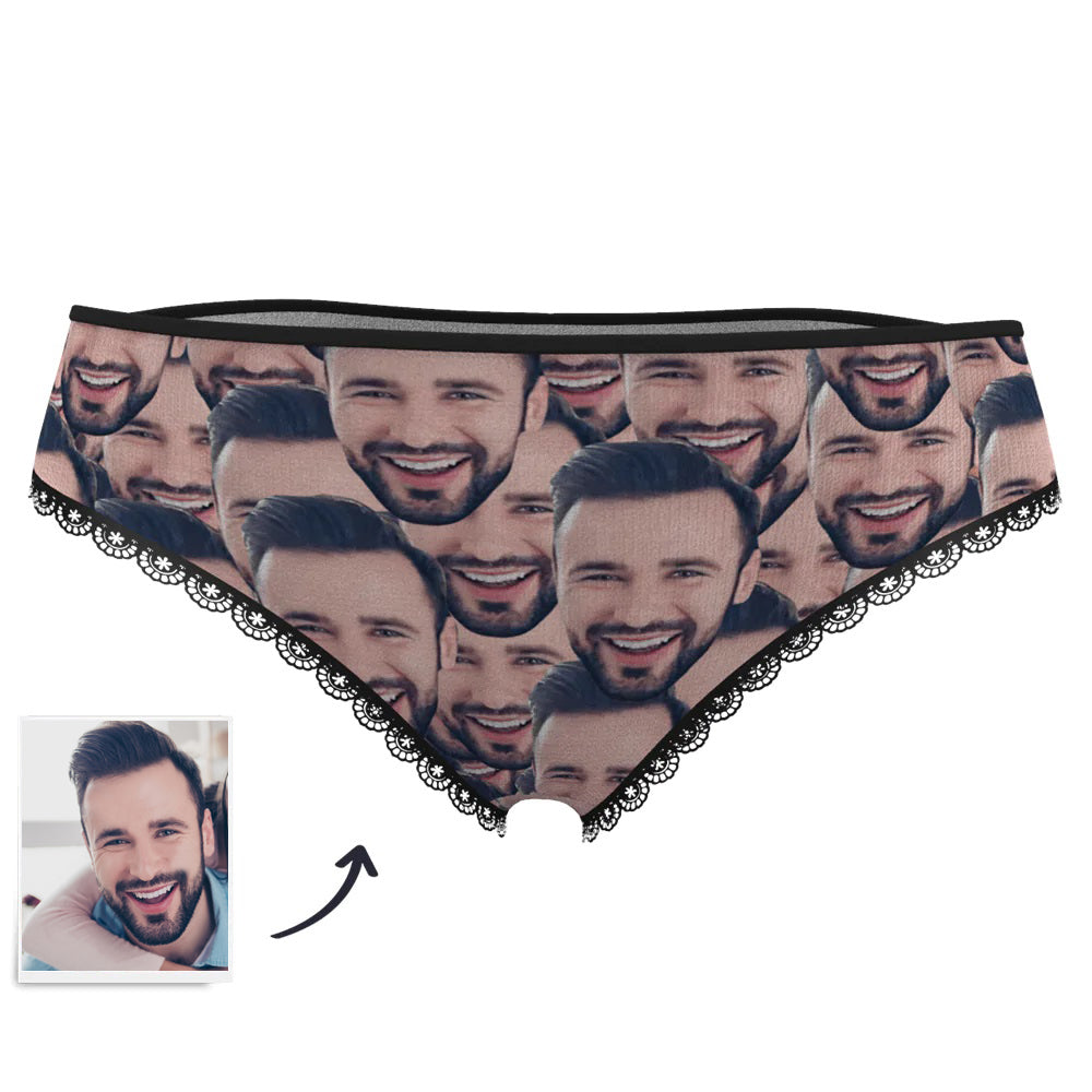 Custom Face Mash Women Panties Gift for Her Underwear