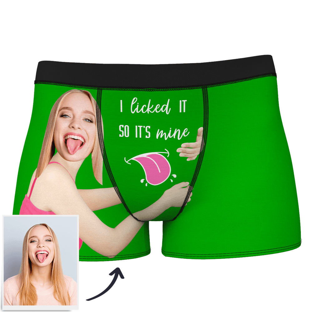 personalized face photo mens underwear custom design gift for boyfriend