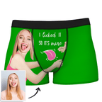 personalized face photo mens underwear custom design gift for boyfriend