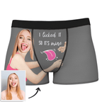 mens underwear personalized face photo personal style gift for boyfriend