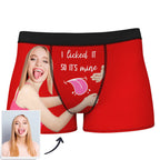 personalized face photo soft stretch comfort mens underwear gift for boyfriend