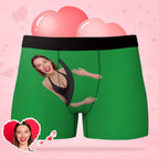 Custom Face Underwear Hug My Treasure Men's All-Over Boxer Briefs