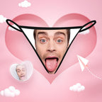 gifts for wife Photo Custom Personalized Thong Panties Women's Custom Printed Face Thong Pantie Sexy Funny Underwear Customiz