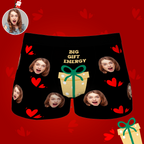 personalized face photo mens underwear gift for boyfriend