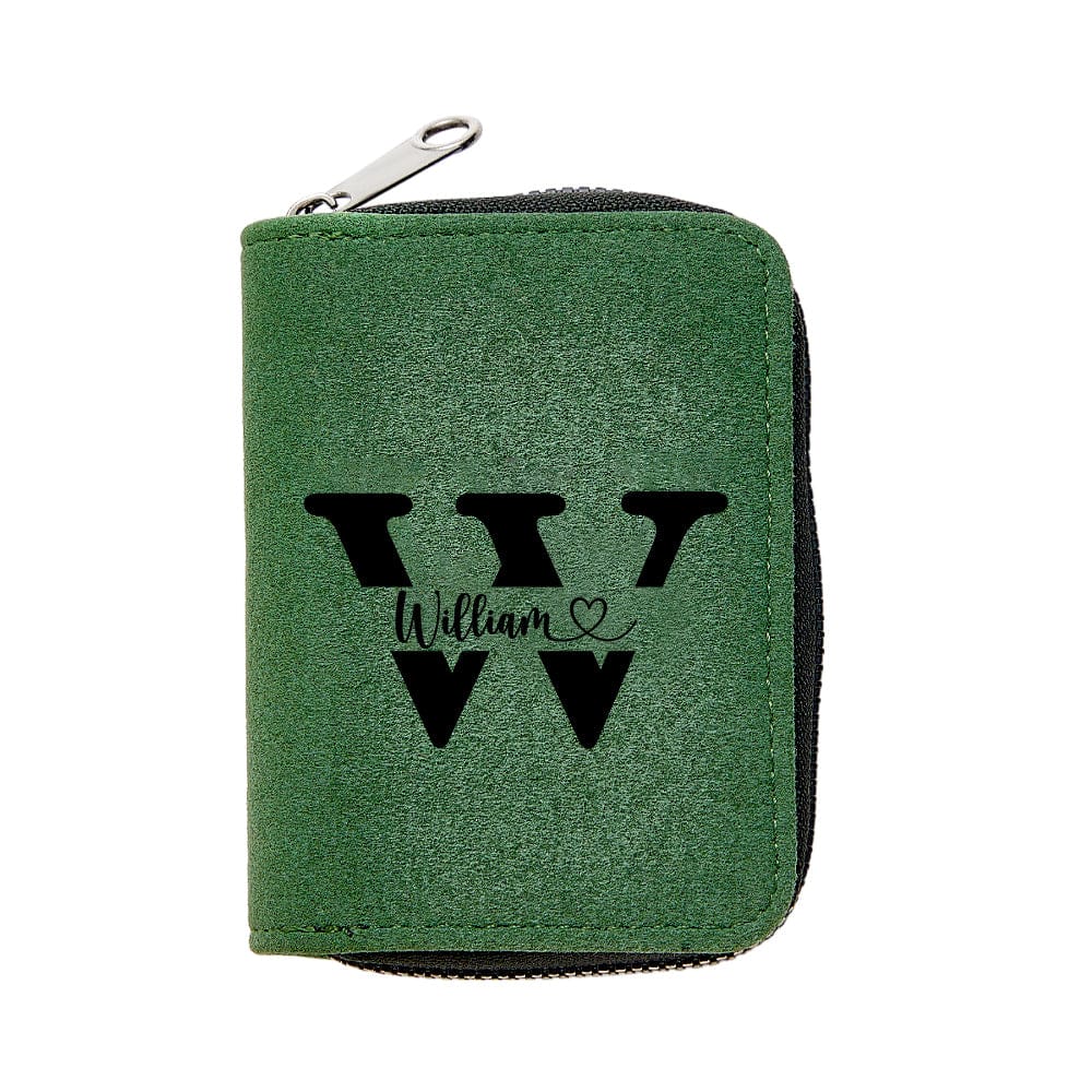 Personalized Leather Wallet with 18 Card Slots Card Holder Wallet Birthday Gift for Him