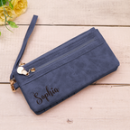 wallet custom text personalization bridesmaid gift for wedding weekend alternate image