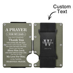 Custom Engraved Wallet Ultra Thin Metal RFID Blocking Card Holder Gifts