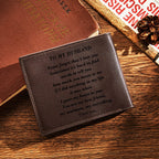 Personalized Leather Wallet  Anniversary Surprise style  gifts for husband