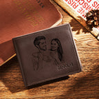 Unique Leather Wallet with Soft Breathable Fabric  gifts for husband