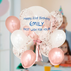 Custom Bobo Transparent Balloons Kit Stickers DIY for Wedding Birthday Party Decorative Supplies