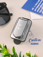 Personalized Name Car Sunglasses Holder Car Sun Visor Clip Birthday Gift for Friend Family