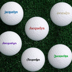 Personalized Golf Ball Set of 6 Custom Golf Ball With Name Gifts for Golf Lover