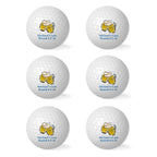 Personalized Golf Ball Set of 6 Custom Golf Ball Gifts for Golf Lover