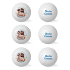 Custom Golf Balls with Picture & Text Personalized Golf Ball Set of 6 Gifts for Golf Lover
