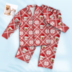 Custom Photo Face Pajama Christmas Atmosphere Creative Gifts