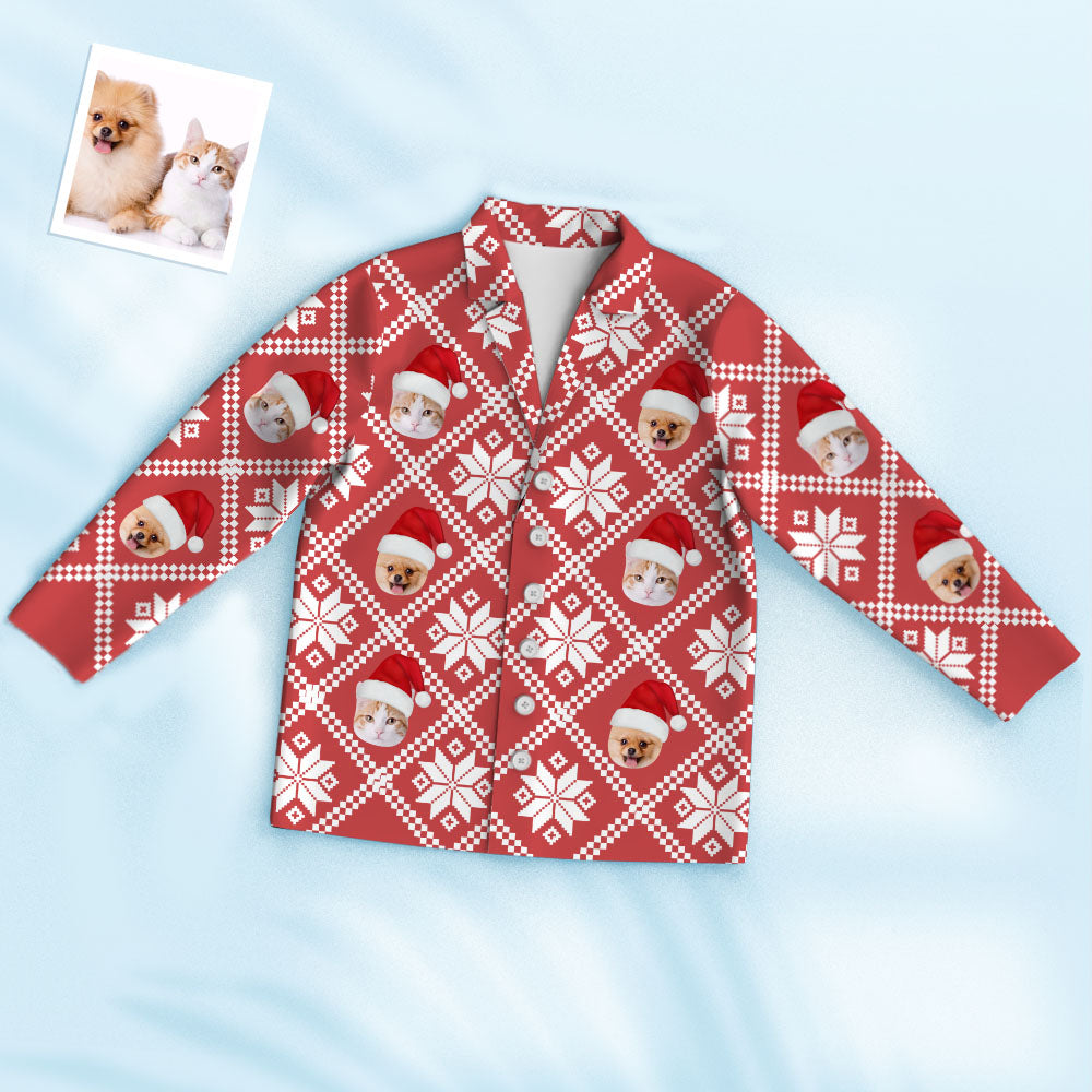 Custom Photo Face Pajama Christmas Atmosphere Creative Gifts