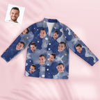Custom Photo Face Pajama Bloom Style Creative Sky Gifts