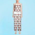 Custom Sleepwear Set With Face Customized Photo Pajamas Gifts for Her Heart & I love you