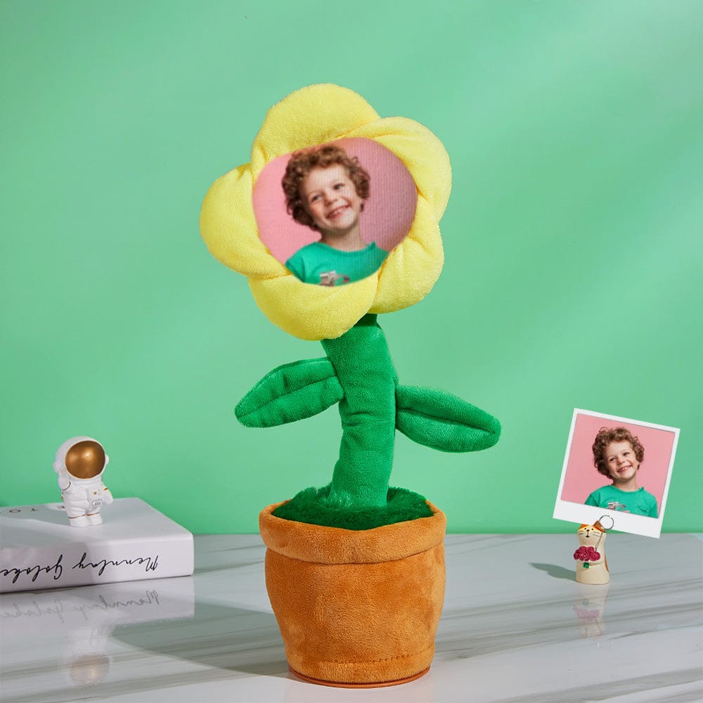 Custom Photo Dancing Plant Recording Music Toy Flower Singing Sunflower