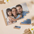 Personalized Building Block Puzzle Custom Photo & Text Brick Gift for Christmas