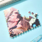Custom Music Code Building Brick Personalized Photo Block Heart Shape