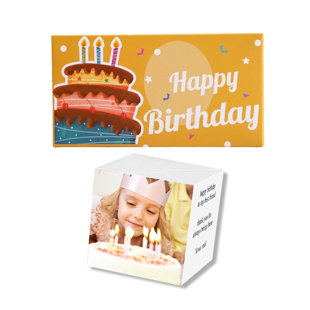 Custom Photo Surprise Box Personalized Text Surprise Explosion Bounce Box - Happy Birthday