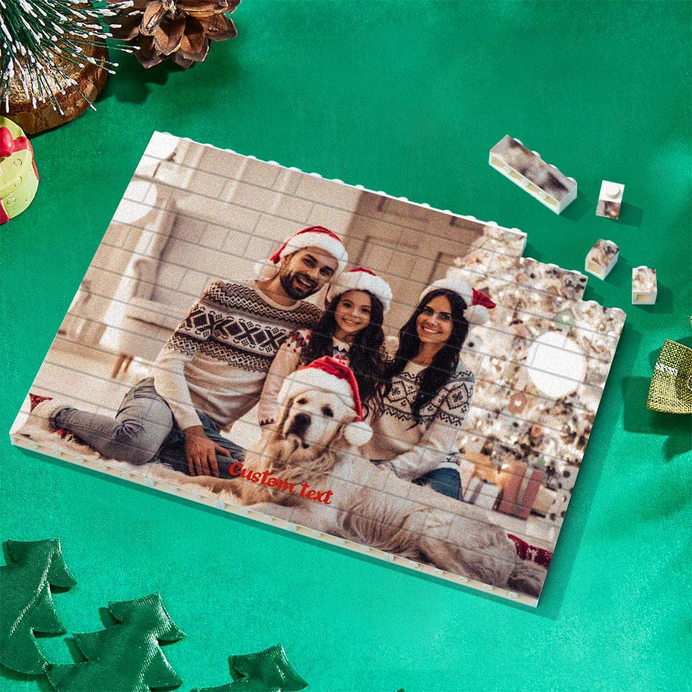 Personalized Gift Custom Building Brick Photo Block Personalised Brick Puzzles Gift for Mom