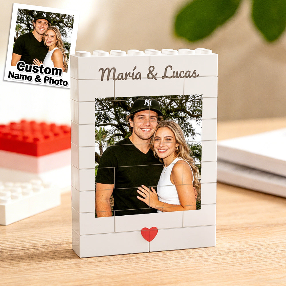 personalized photo building brick puzzle custom gift detail gift for boyfriend