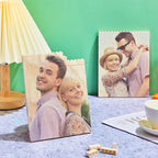 Personalised Building Brick Rectangle Scannable Code Photo Block
