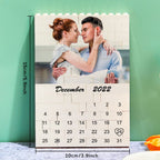Custom Photo Building Block Puzzle Calendar Important Date Gifts for Him