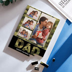 fathers day surprise custom gift for dad inspired by building block puzzle vertical camouflage building photo brick for