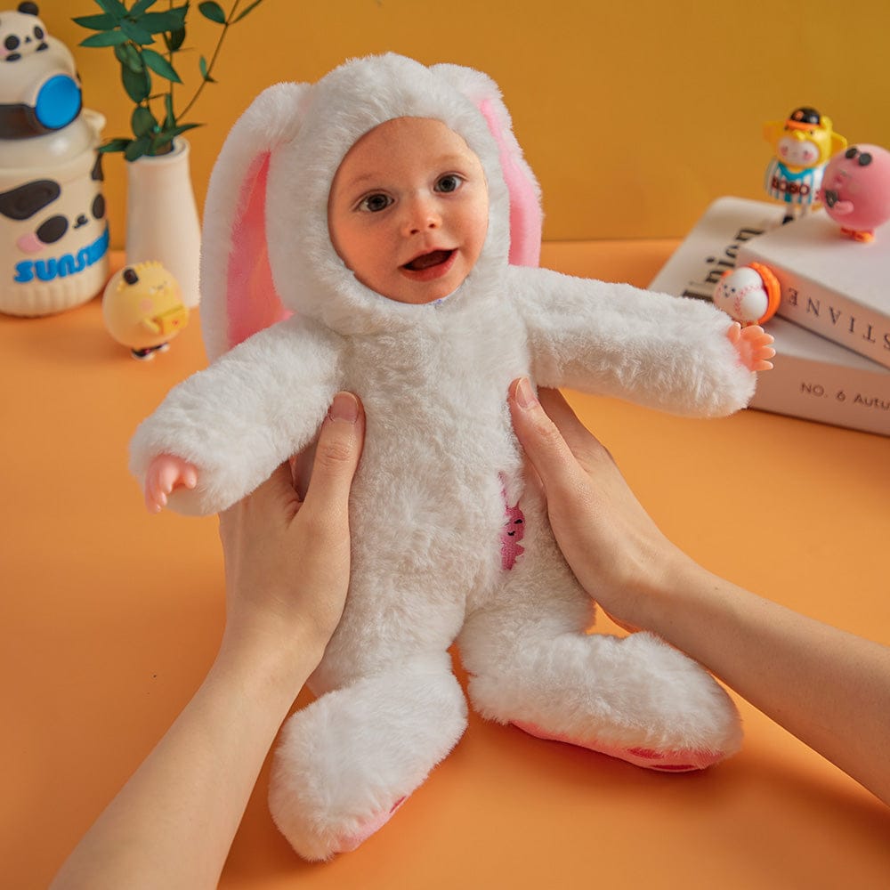 Photo Face Doll Plush Bunny