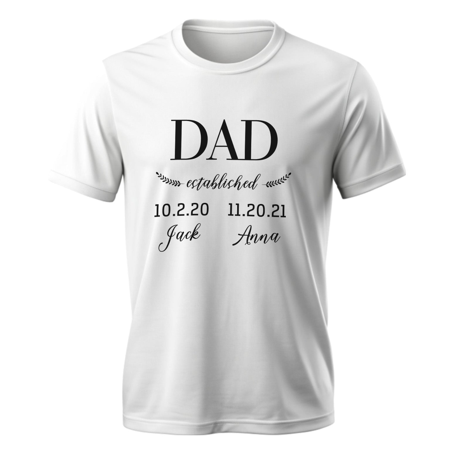 personalized t shirt for dad with high quality craftsmanship photo