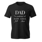 personalized t shirt for dad with high quality craftsmanship