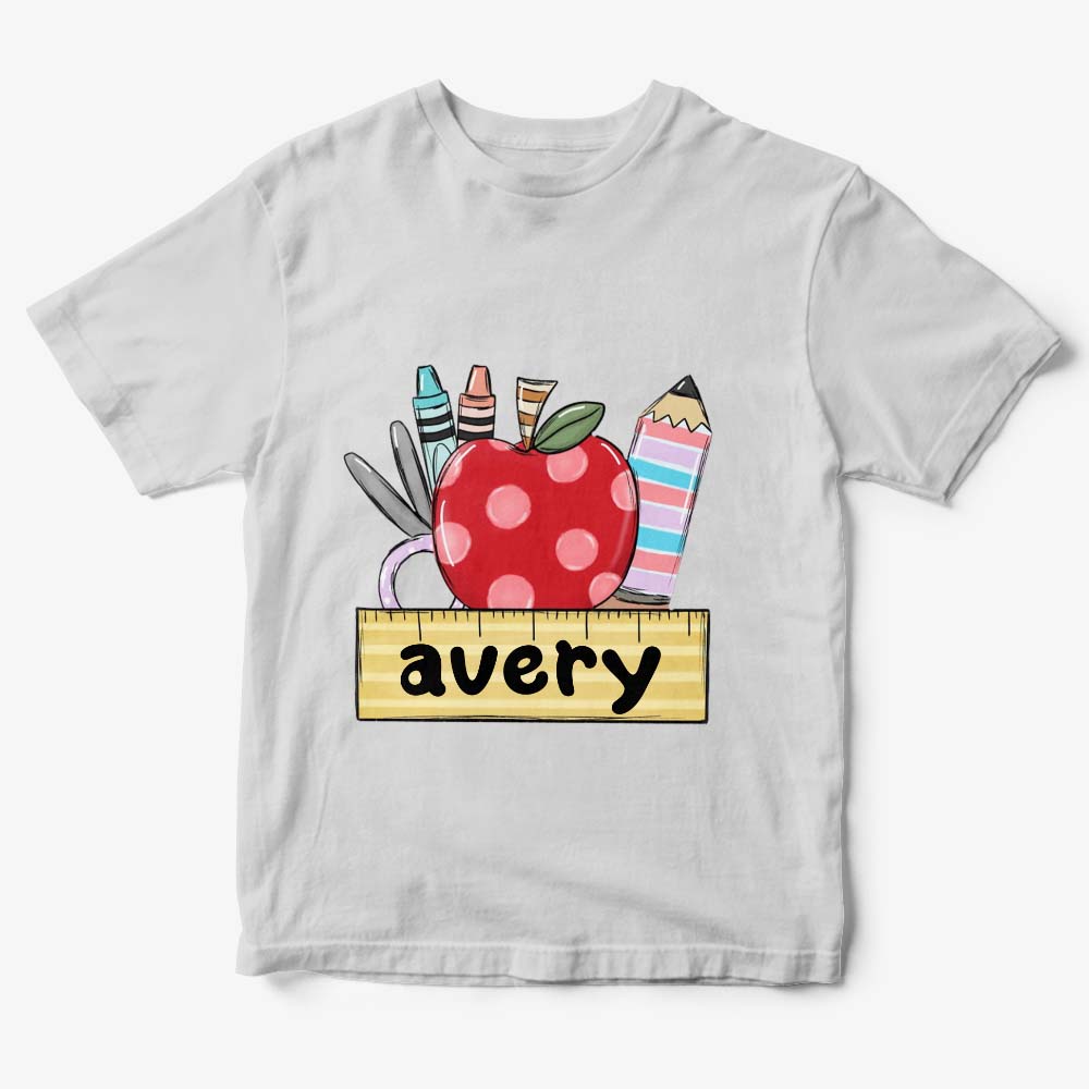shirt personalized gift for daughter back to school close detail