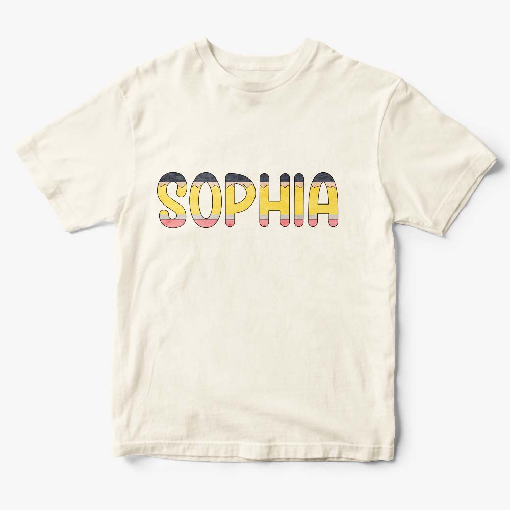 shirt gift for daughter custom name back to school design detail