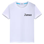 Personalized T-Shirt with Embroidered Name Gift for Kids