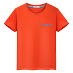 Personalized T-Shirt with Embroidered Name Gift for Kids