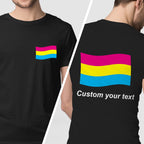 Personalized Gay Pride T-Shirt LGBTQ Rainbow Flag Shirt Gift for Pride Month