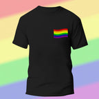 Personalized Gay Pride T-Shirt LGBTQ Rainbow Flag Shirt Gift for Pride Month
