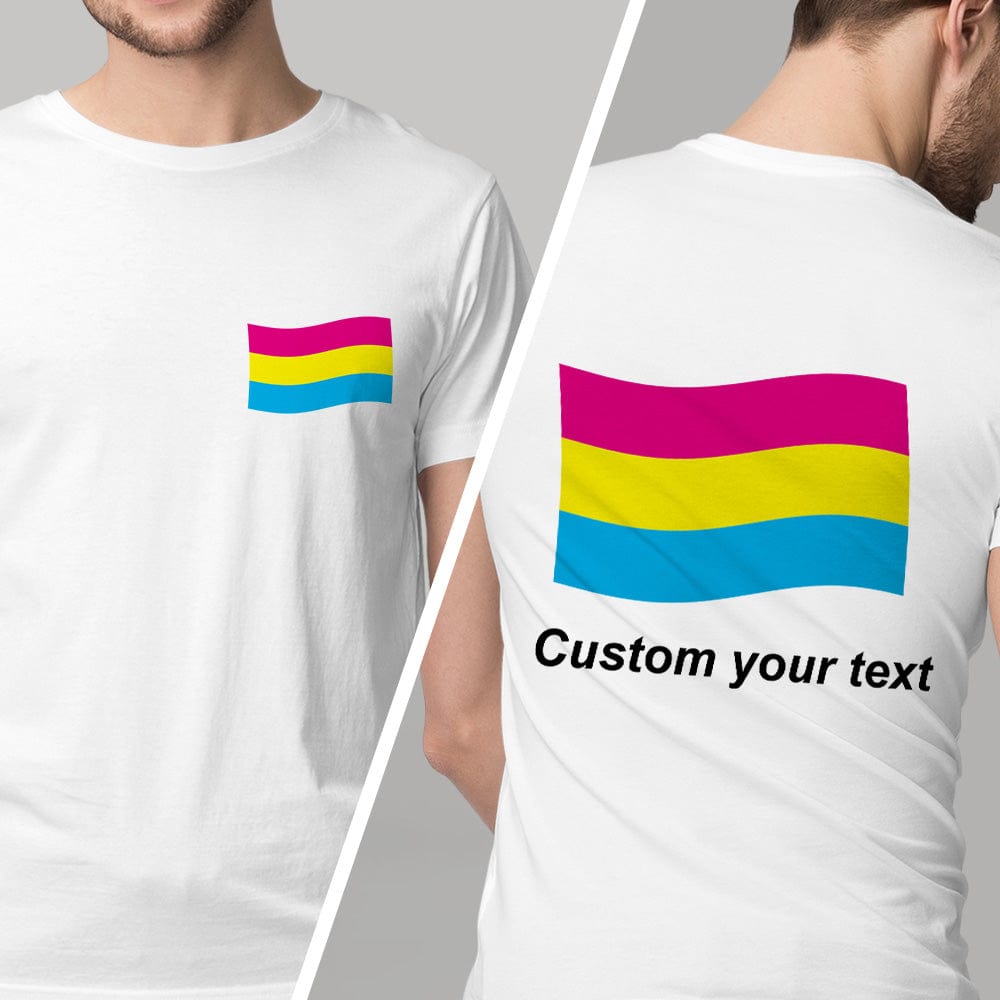 Personalized Gay Pride T-Shirt LGBTQ Rainbow Flag Shirt Gift for Pride Month